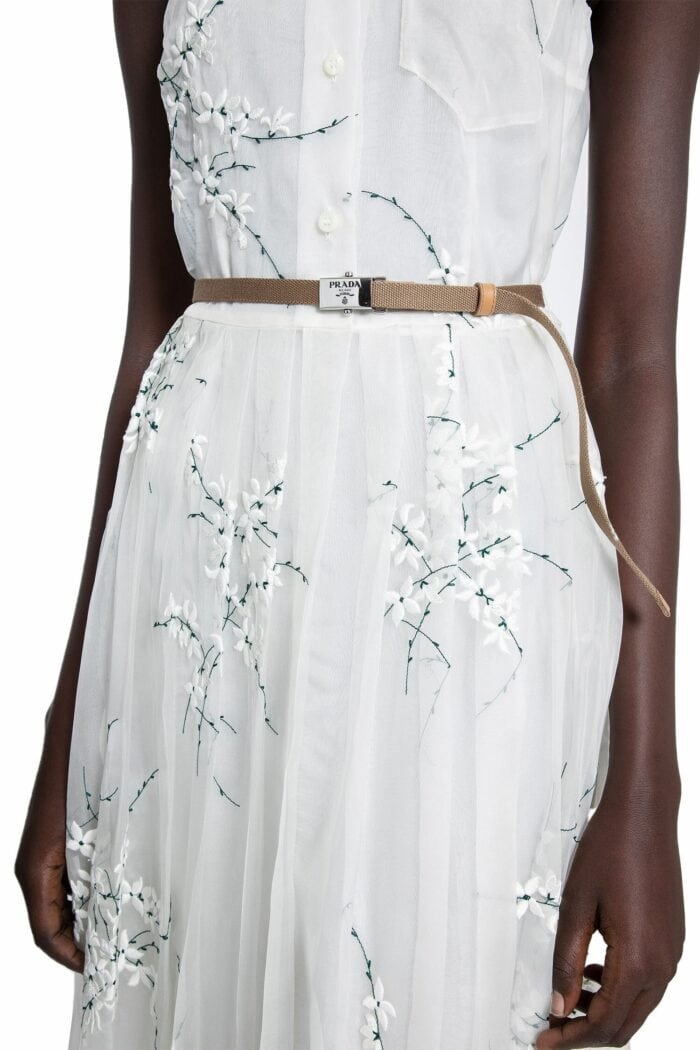 PRADA Embroidered Organza Dress