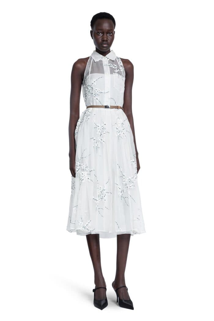 PRADA Embroidered Organza Dress