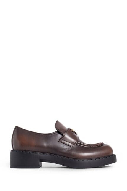 PRADA Leather Classic Loafers