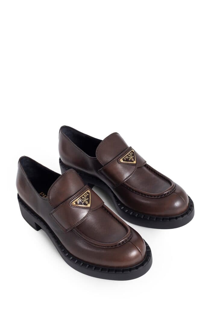 PRADA Leather Classic Loafers