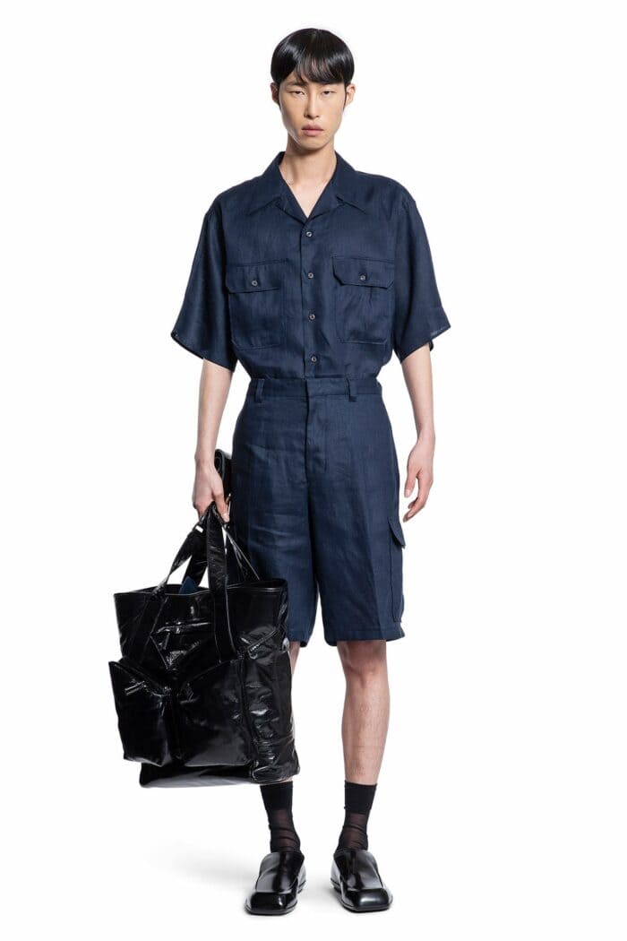 PRADA Linen Cargo Shorts