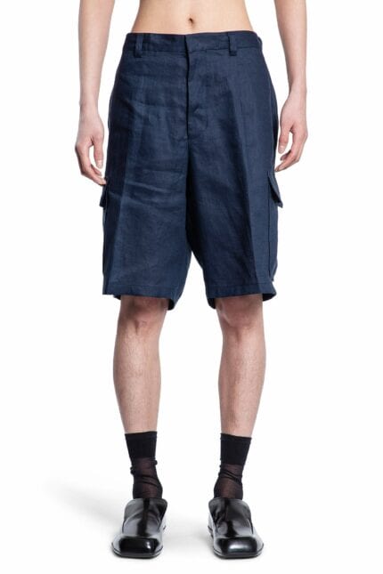 PRADA Linen Cargo Shorts