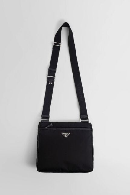 PRADA Nylon And Saffiano Leather Shoulder Bag