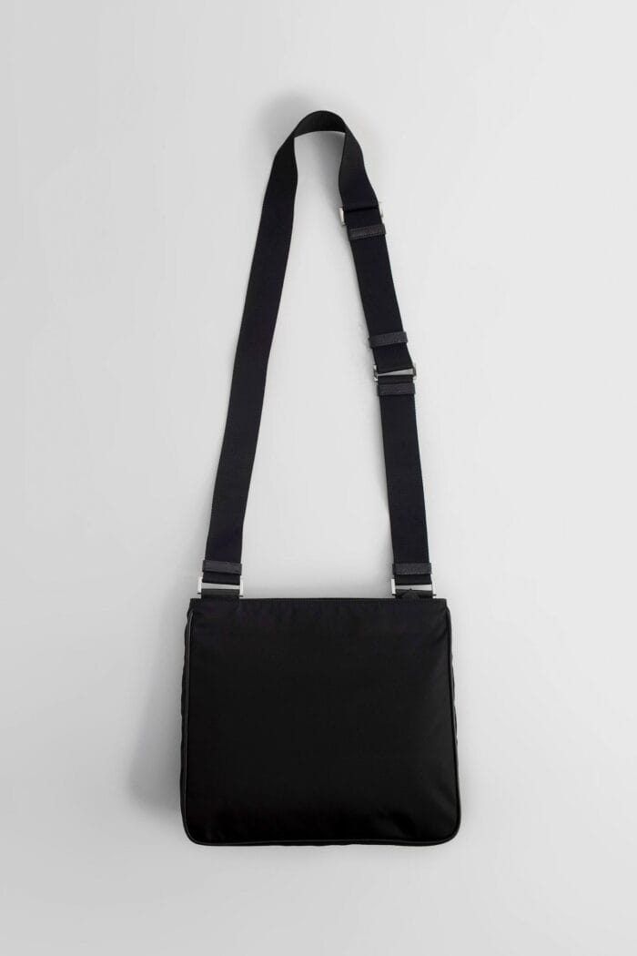 prada nylon and saffiano leather shoulder bag PRADA Nylon And Saffiano Leather Shoulder Bag