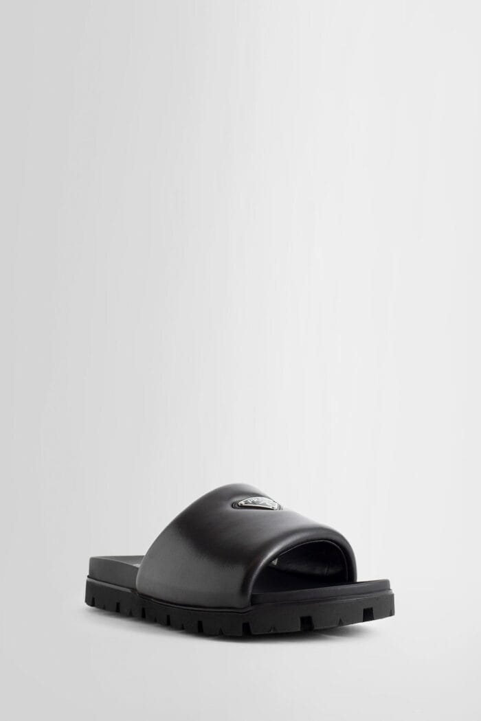 PRADA Padded Nappa Leather Slides