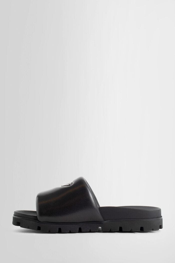 PRADA Padded Nappa Leather Slides