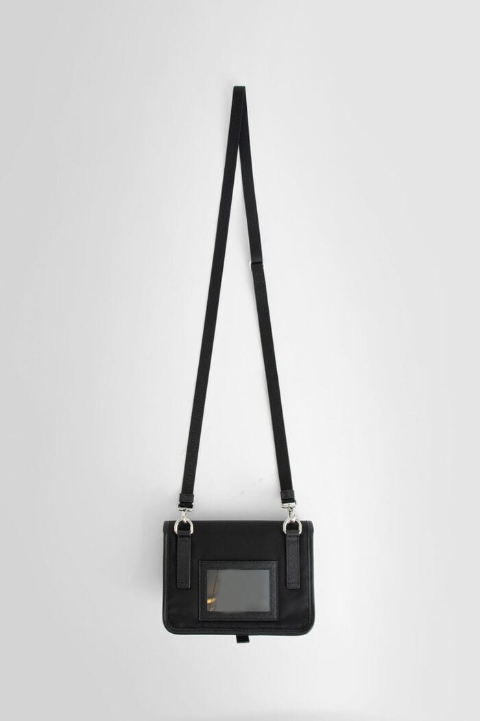 PRADA Re-nylon And Leather Shoulder Bag