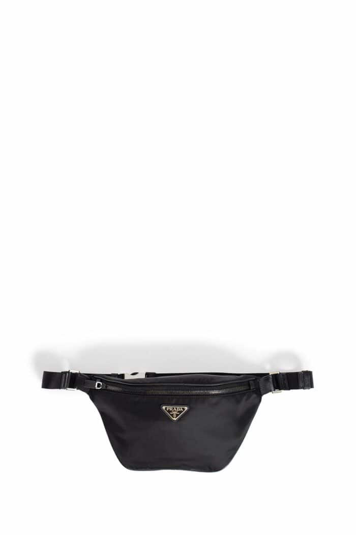 PRADA Re-nylon And Saffiano Leather Belt Bag