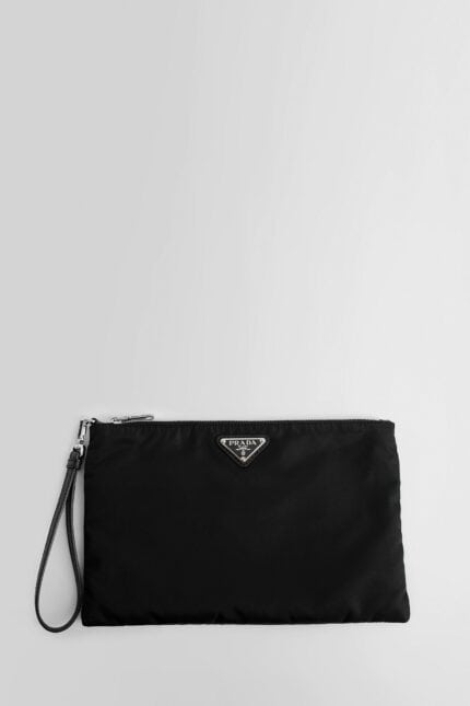 PRADA Re-nylon And Saffiano Leather Pouch