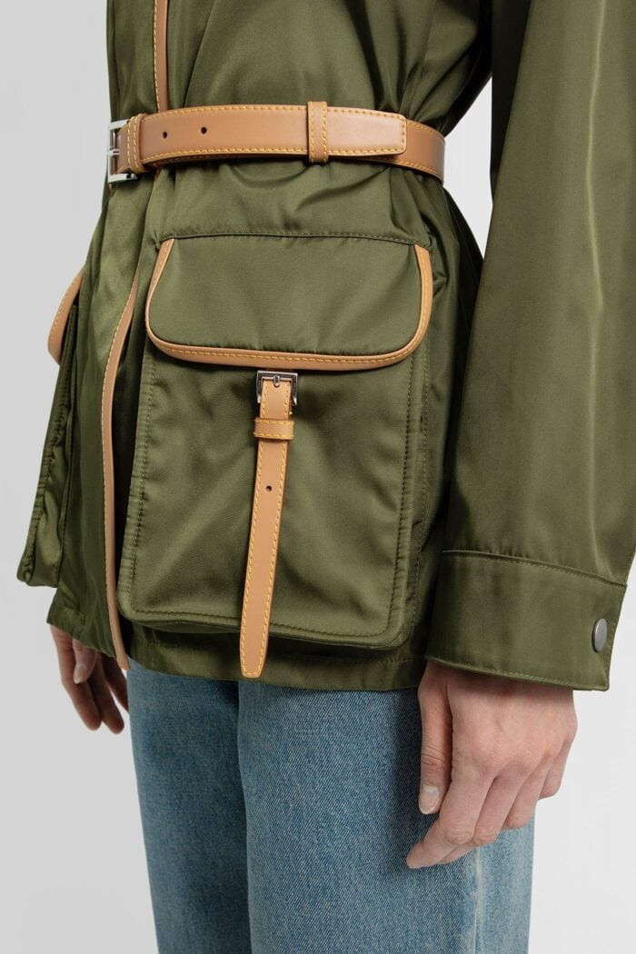 PRADA Re-nylon Belted Jacket