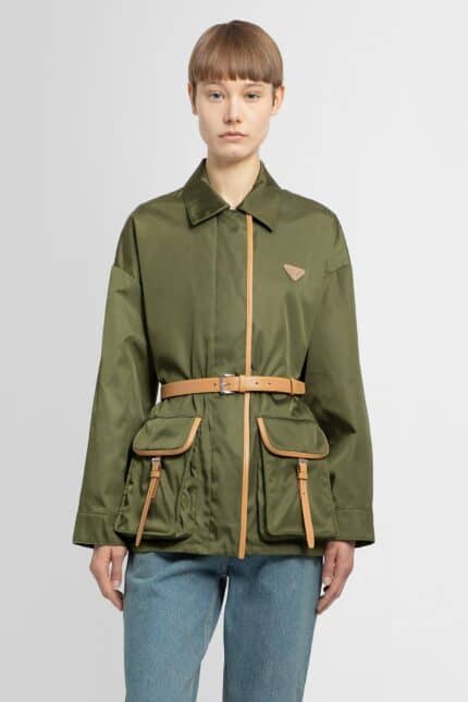 PRADA Re-nylon Belted Jacket