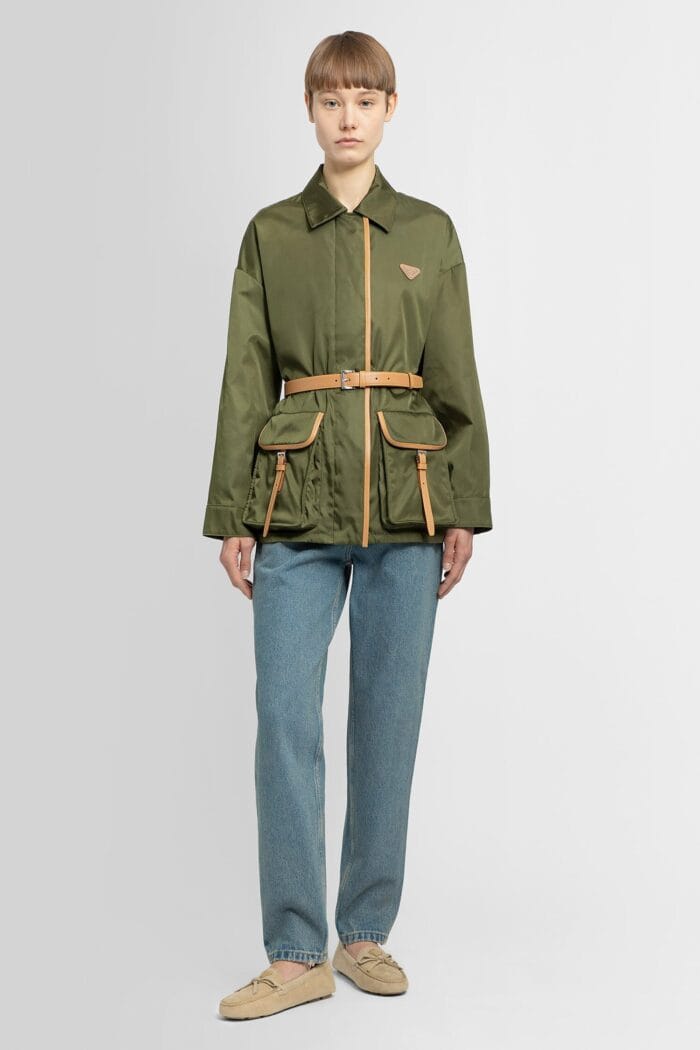 PRADA Re-nylon Belted Jacket