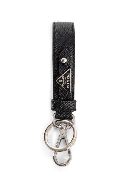 PRADA Saffiano Leather Keychain