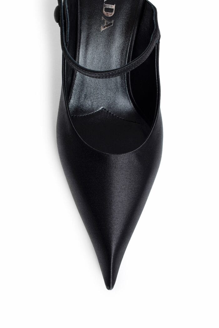 PRADA Satin High-heeled Mules