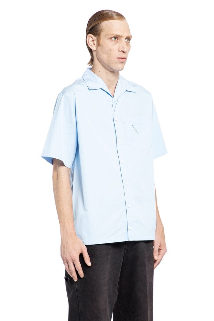 PRADA Short Sleeves Popeline Shirt