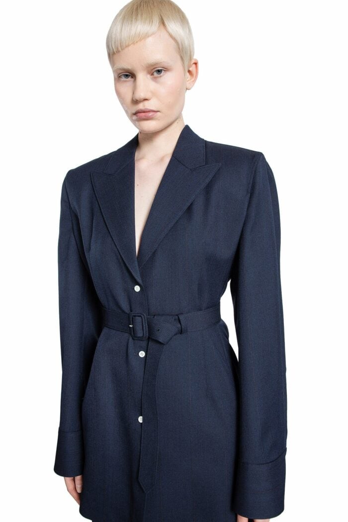 PRADA Single-Breasted Pinstripe Blazer