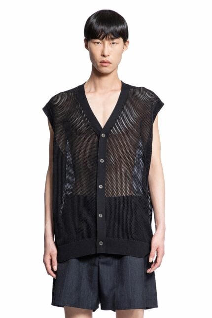 PRADA Sleeveless Silk And Cotton Cardigan