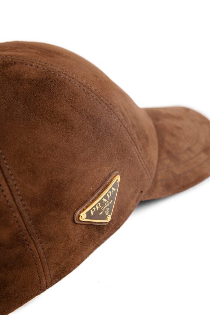 PRADA Suede Baseball Cap