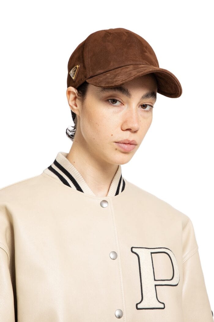 PRADA Suede Baseball Cap