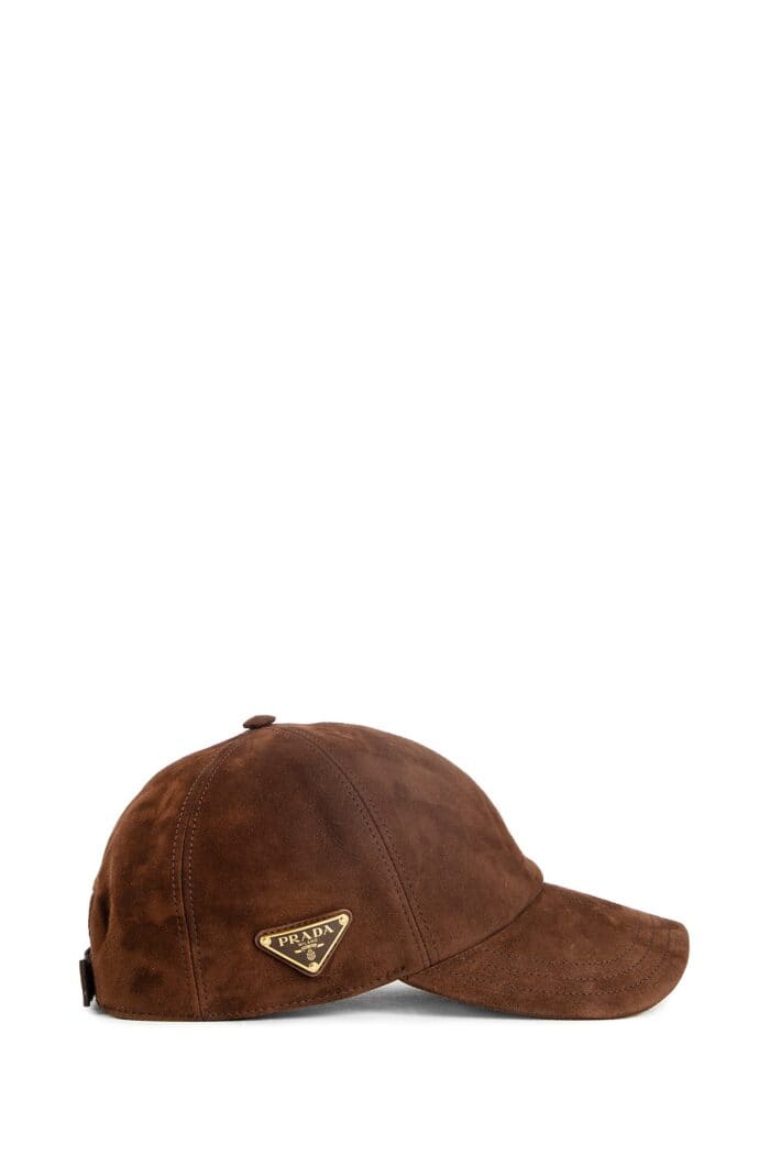 PRADA Suede Baseball Cap