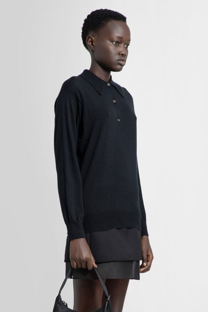 PRADA Superfine Cashmere Polo Shirt