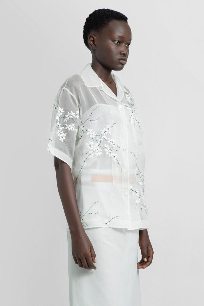 PRADA Superimposed Embroidery Shirt