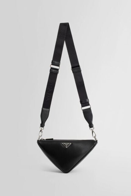 PRADA Triangle Leather Shoulder Bag