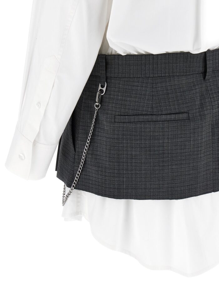 Alexander Wang 'Pre-Styled Shirt Dress W Chain' Dress