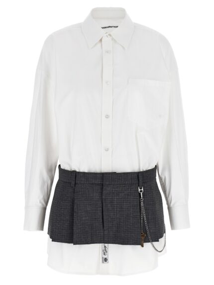 Alexander Wang 'Pre-Styled Shirt Dress W Chain' Dress