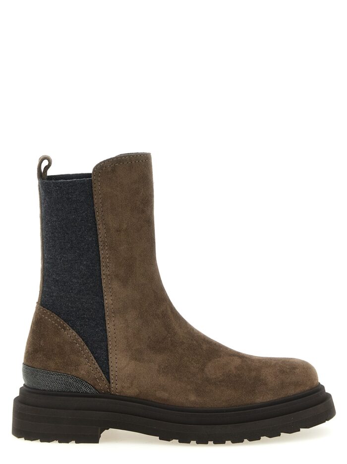 brunello cucinelli 'precious detail' ankle boots Brunello Cucinelli 'Precious Detail' Ankle Boots