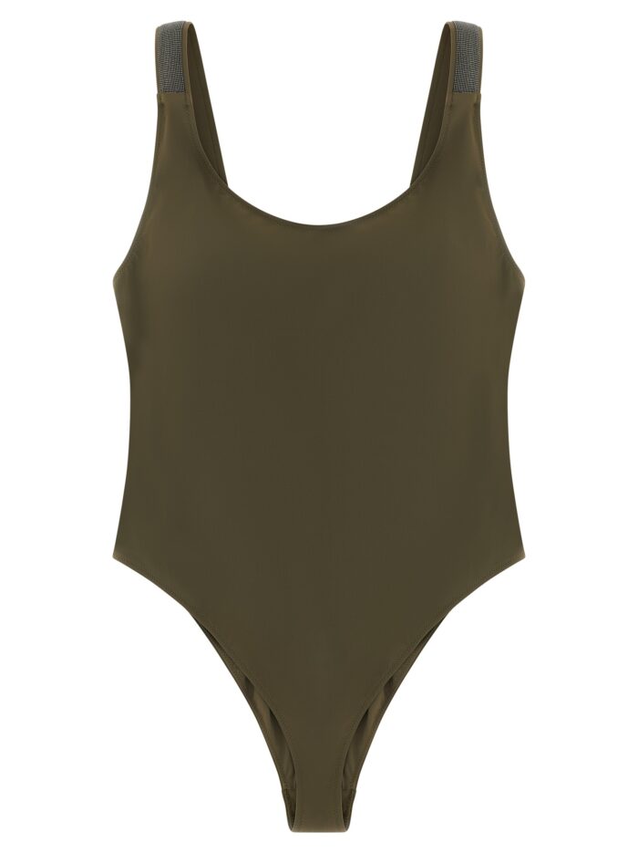 brunello cucinelli 'precious details' one piece swimsuit Brunello Cucinelli 'Precious Details' One-piece Swimsuit