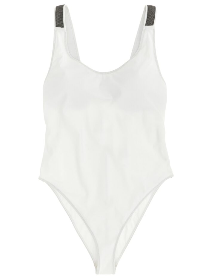 brunello cucinelli 'precious details' one piece swimsuit Brunello Cucinelli 'Precious Details' One-piece Swimsuit