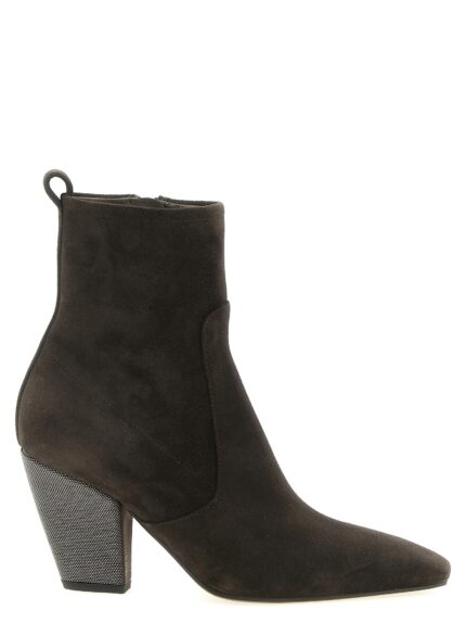 Brunello Cucinelli 'Precious Heel' Ankle Boots