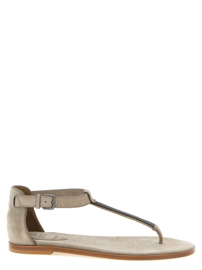 brunello cucinelli 'precious strap' sandals Brunello Cucinelli 'Precious Strap' Sandals
