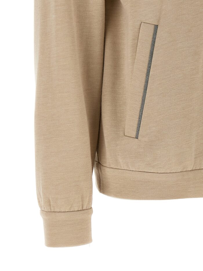 Brunello Cucinelli 'Precious Zipper Pull' Hoodie