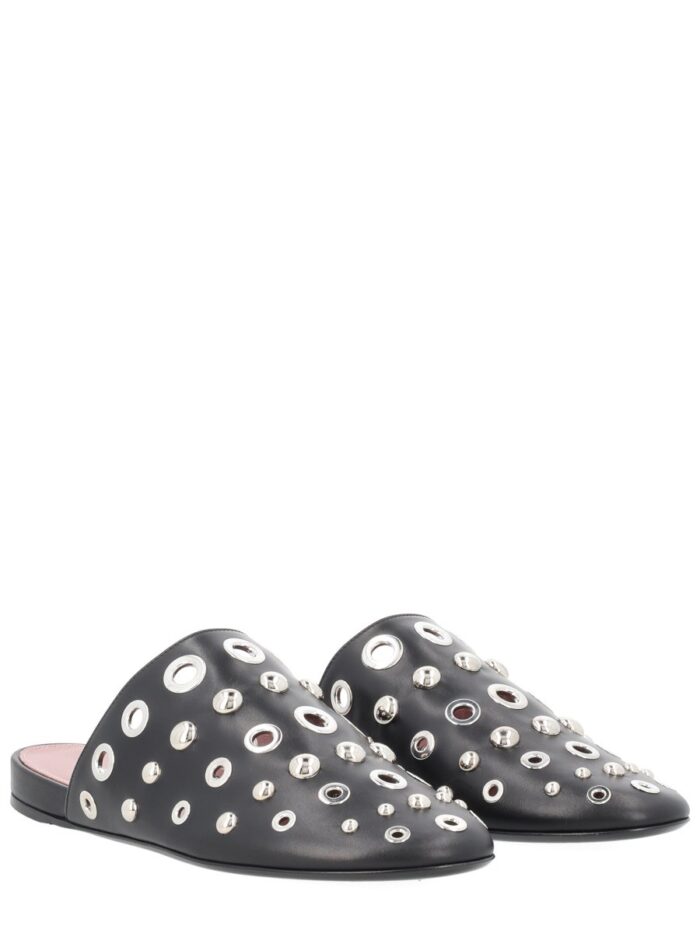 Premiata LEATHER SLIPPER WITH STUDS