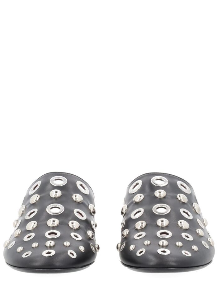 Premiata LEATHER SLIPPER WITH STUDS