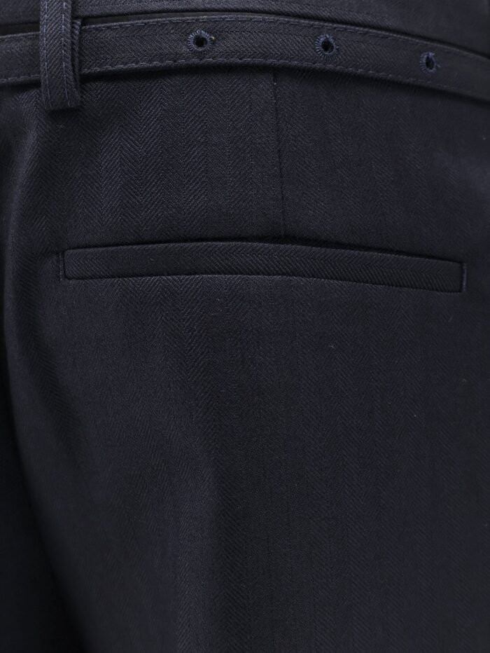Dries Van Noten Presta Wool Trousers With Belt