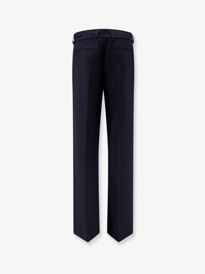 Dries Van Noten Presta Wool Trousers With Belt