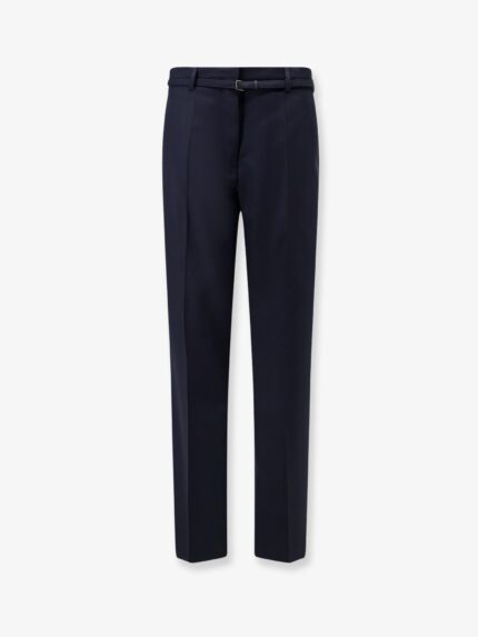 Dries Van Noten Presta Wool Trousers With Belt