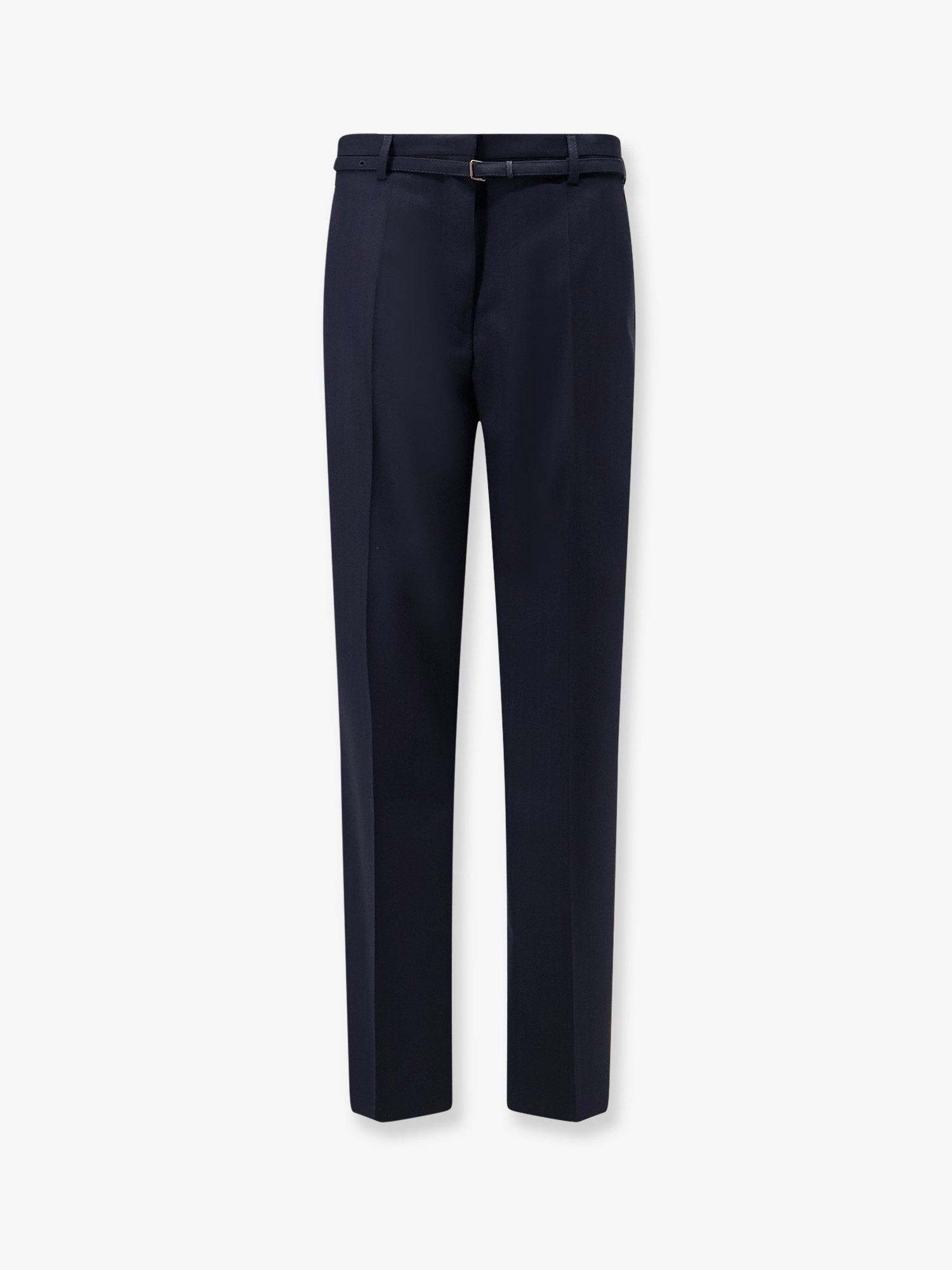 Dries Van Noten Presta Wool Trousers With Belt