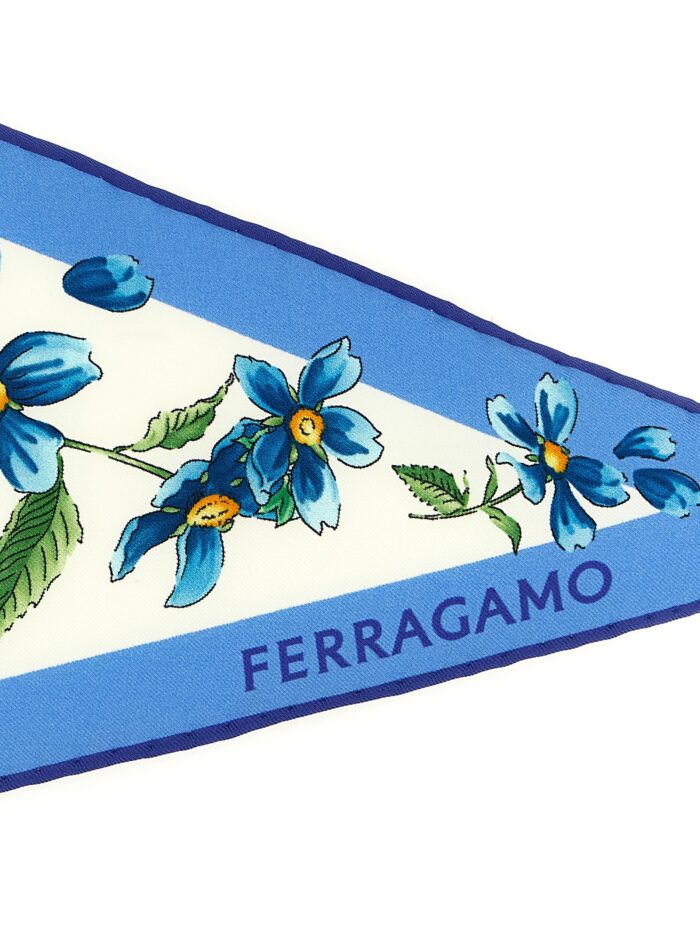 Ferragamo 'Primavera' Print Diamond Scarf