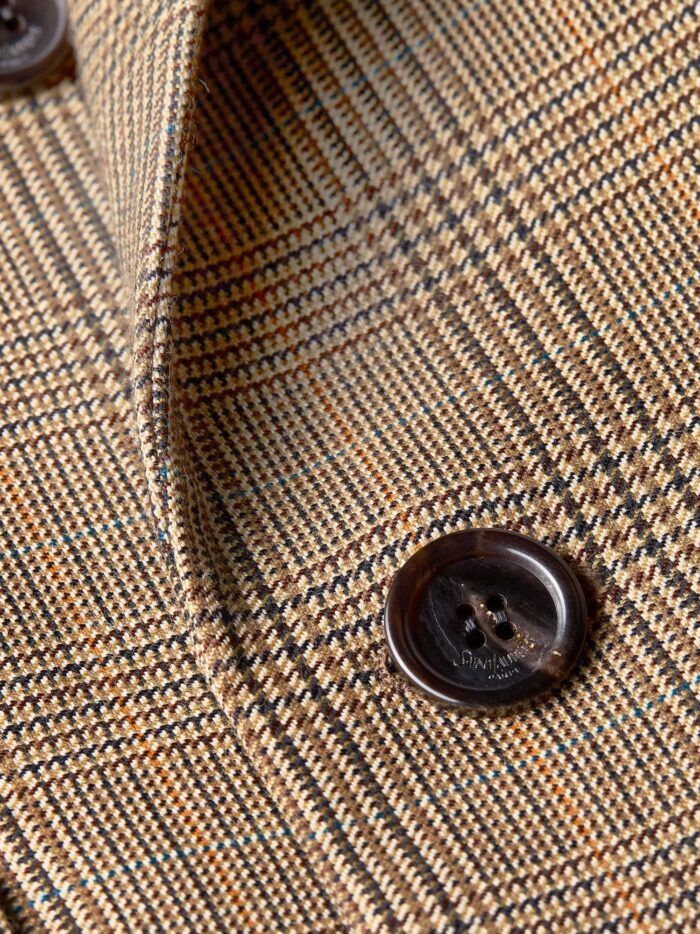 Saint Laurent Prince-of-Wales Certified Wool Blazer
