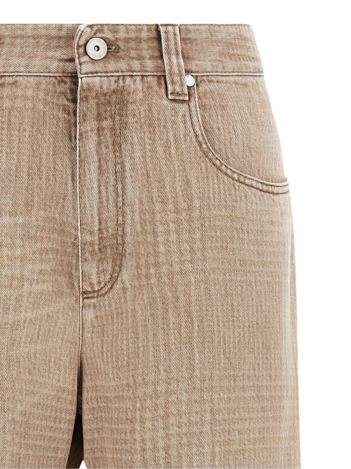 Brunello Cucinelli 'Prince Of Wales' Jeans