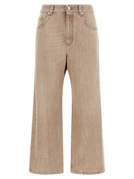 Brunello Cucinelli 'Prince Of Wales' Jeans