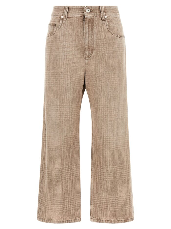brunello cucinelli 'prince of wales' jeans Brunello Cucinelli 'Prince Of Wales' Jeans