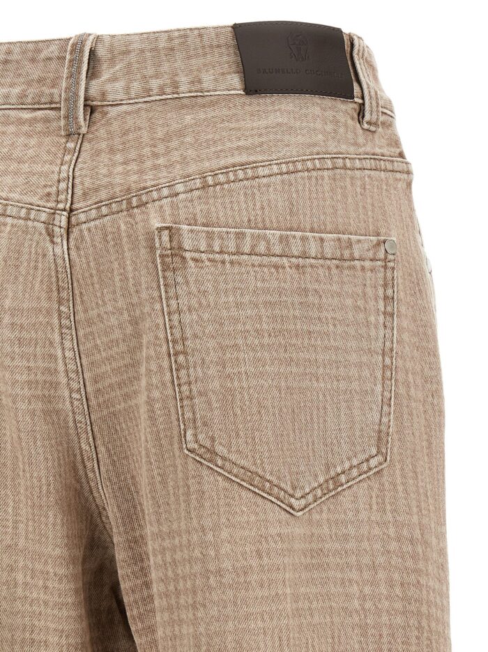 Brunello Cucinelli 'Prince Of Wales' Jeans