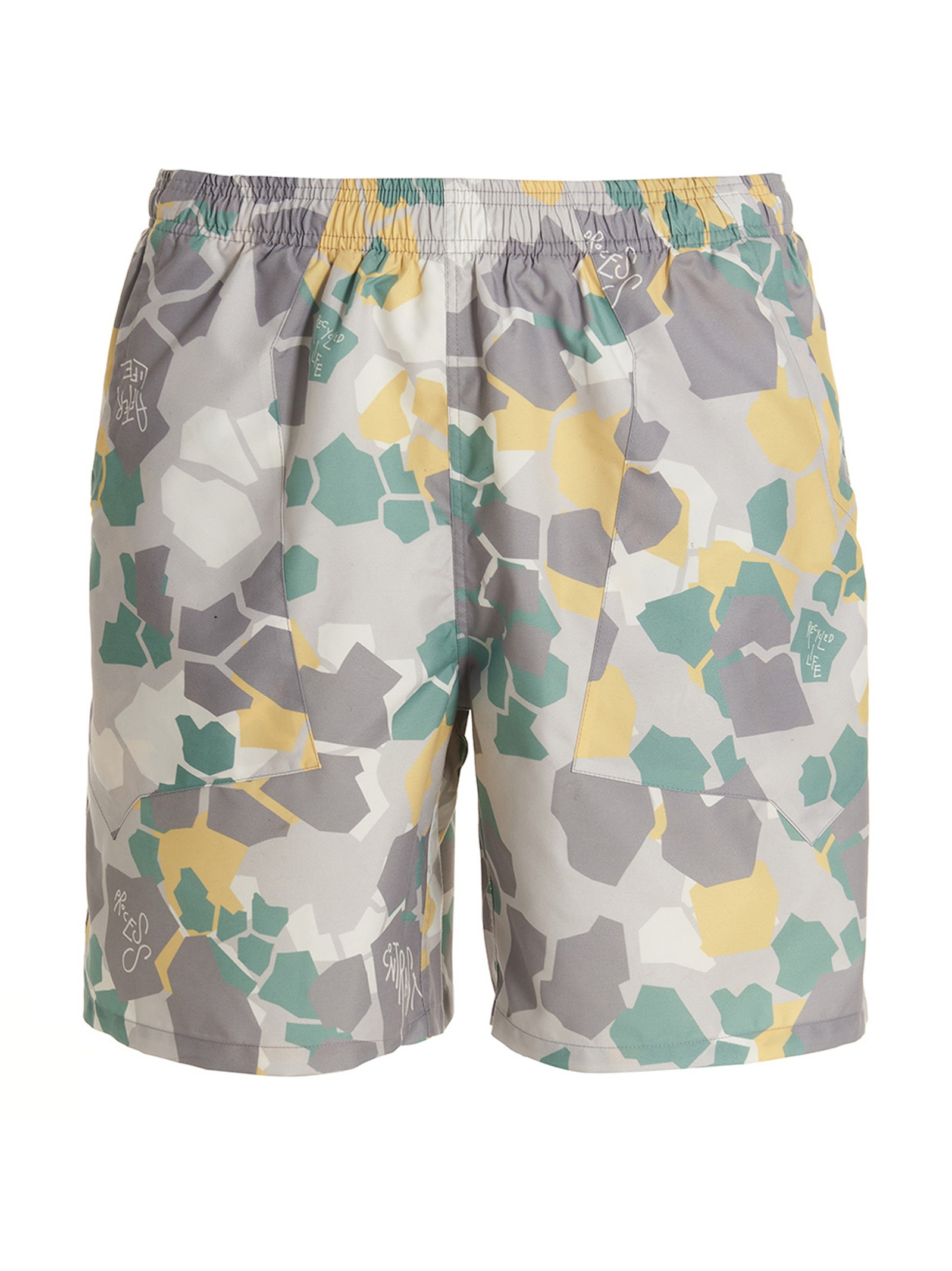 OBJECTS IV LIFE Printed Beach Shorts