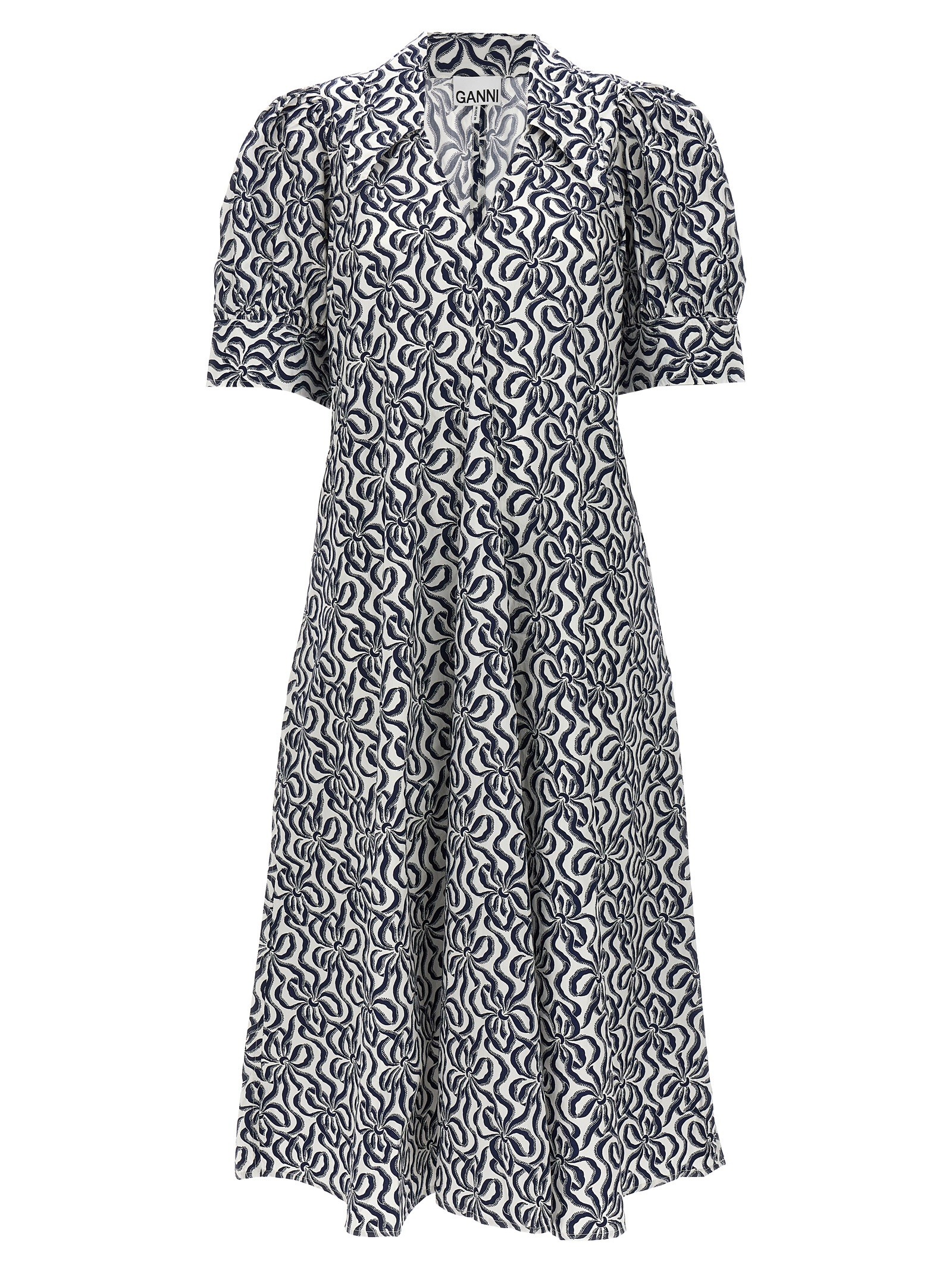 GANNI Printed Dress
