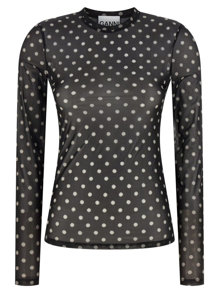 ganni 'printed sheer' sweater GANNI 'Printed Sheer' Sweater